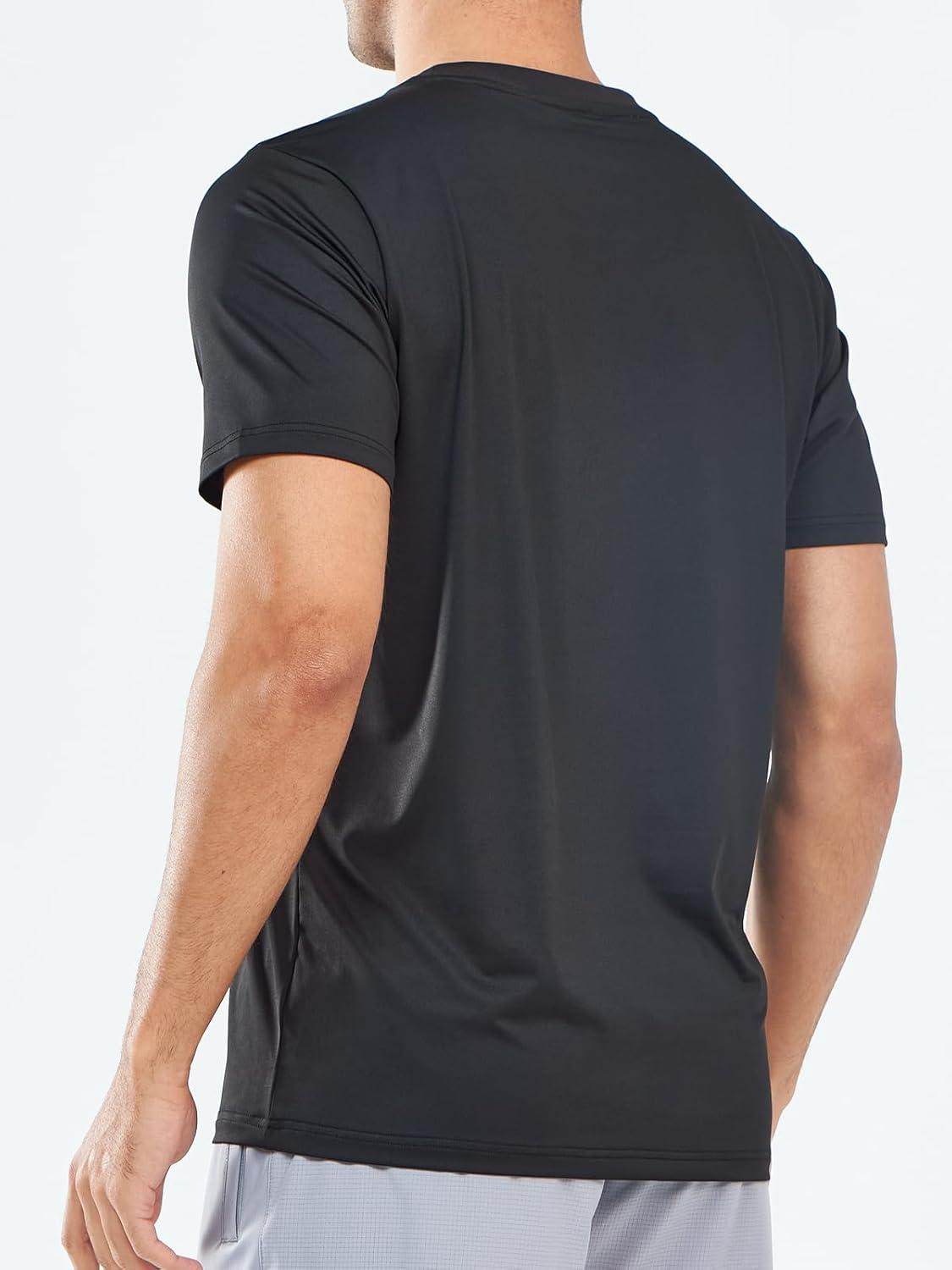 imageNORTHYARD Mens Workout Gym TShirts Lightweight Running Athletic Short Sleeve Quick Dry Shirt TopsBlack