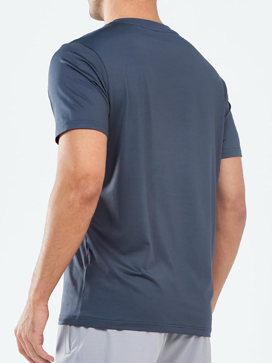 imageNORTHYARD Mens Workout Gym TShirts Lightweight Running Athletic Short Sleeve Quick Dry Shirt TopsCoolgrey