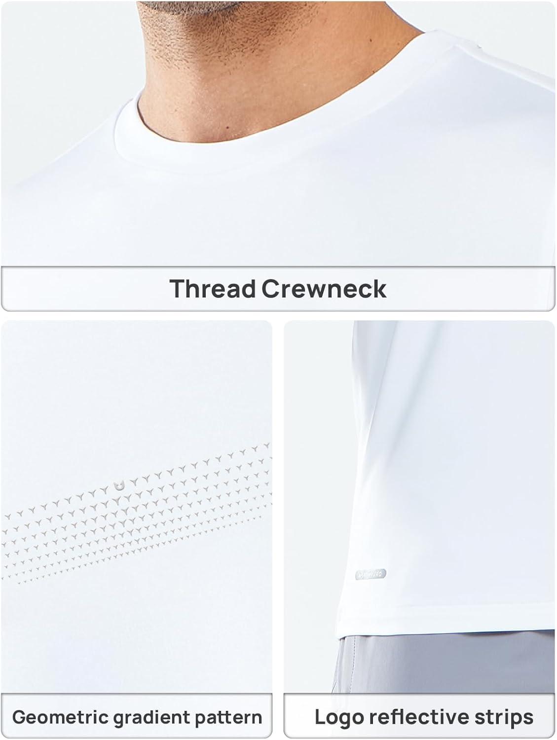 imageNORTHYARD Mens Workout Gym TShirts Lightweight Running Athletic Short Sleeve Quick Dry Shirt TopsWhite