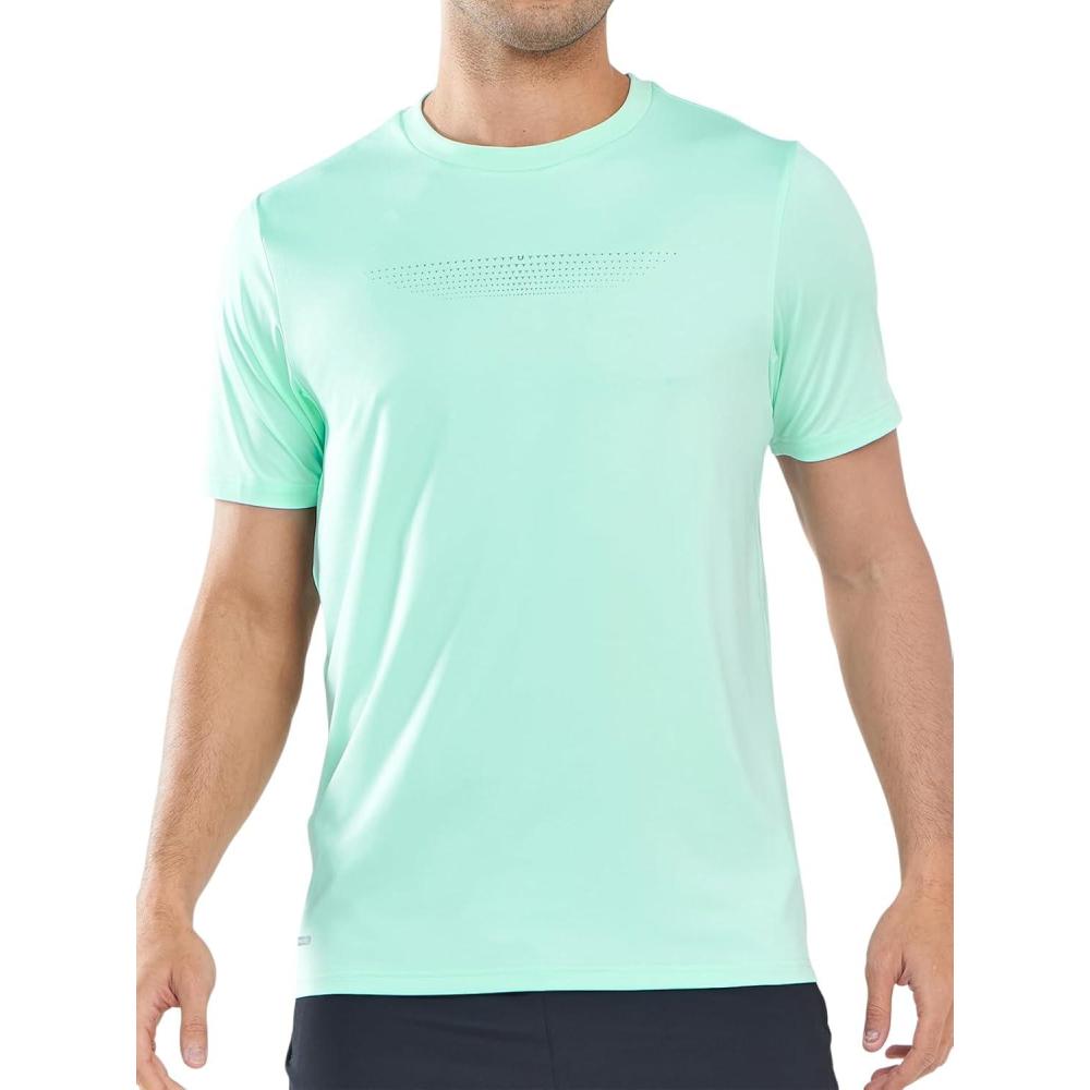 imageNORTHYARD Mens Workout Gym TShirts Lightweight Running Athletic Short Sleeve Quick Dry Shirt TopsLightmint