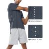 imageNORTHYARD Mens Athletic Gym TShirtsWorkout Running Breathable ShortSleeve Sports Performance Shirts Top TeeDarkgrey
