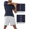 imageNORTHYARD Mens Athletic Gym TShirtsWorkout Running Breathable ShortSleeve Sports Performance Shirts Top TeeNavy