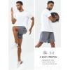 imageNORTHYARD Mens Athletic Gym TShirtsWorkout Running Breathable ShortSleeve Sports Performance Shirts Top TeeWhite