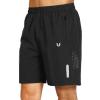 imageNORTHYARD Mens Athletic Running Shorts Quick Dry Workout Shorts 7quot 5quot 9quot Lightweight Sports Gym Basketball Tennis HikingBlack