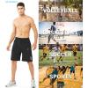 imageNORTHYARD Mens Athletic Running Shorts Quick Dry Workout Shorts 7quot 5quot 9quot Lightweight Sports Gym Basketball Tennis HikingBlack