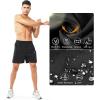 imageNORTHYARD Mens Athletic Running Shorts Quick Dry Workout Shorts 7quot 5quot 9quot Lightweight Sports Gym Basketball Tennis HikingBlack