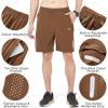 imageNORTHYARD Mens Athletic Running Shorts Quick Dry Workout Shorts 7quot 5quot 9quot Lightweight Sports Gym Basketball Tennis HikingBrown