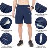imageNORTHYARD Mens Athletic Running Shorts Quick Dry Workout Shorts 7quot 5quot 9quot Lightweight Sports Gym Basketball Tennis HikingDarkblue