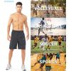 imageNORTHYARD Mens Athletic Running Shorts Quick Dry Workout Shorts 7quot 5quot 9quot Lightweight Sports Gym Basketball Tennis HikingDarkgrey