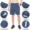 imageNORTHYARD Mens Athletic Running Shorts Quick Dry Workout Shorts 7quot 5quot 9quot Lightweight Sports Gym Basketball Tennis HikingFederalblue
