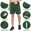 imageNORTHYARD Mens Athletic Running Shorts Quick Dry Workout Shorts 7quot 5quot 9quot Lightweight Sports Gym Basketball Tennis HikingGreen