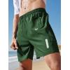 imageNORTHYARD Mens Athletic Running Shorts Quick Dry Workout Shorts 7quot 5quot 9quot Lightweight Sports Gym Basketball Tennis HikingGreen