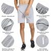 imageNORTHYARD Mens Athletic Running Shorts Quick Dry Workout Shorts 7quot 5quot 9quot Lightweight Sports Gym Basketball Tennis HikingGrey