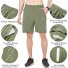 imageNORTHYARD Mens Athletic Running Shorts Quick Dry Workout Shorts 7quot 5quot 9quot Lightweight Sports Gym Basketball Tennis HikingLightgreen