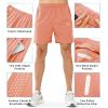imageNORTHYARD Mens Athletic Running Shorts Quick Dry Workout Shorts 7quot 5quot 9quot Lightweight Sports Gym Basketball Tennis HikingPinkorange