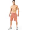 imageNORTHYARD Mens Athletic Running Shorts Quick Dry Workout Shorts 7quot 5quot 9quot Lightweight Sports Gym Basketball Tennis HikingPinkorange