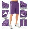 imageNORTHYARD Mens Athletic Running Shorts Quick Dry Workout Shorts 7quot 5quot 9quot Lightweight Sports Gym Basketball Tennis HikingPurple