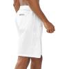 imageNORTHYARD Mens Athletic Running Shorts Quick Dry Workout Shorts 7quot 5quot 9quot Lightweight Sports Gym Basketball Tennis HikingWhite