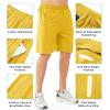 imageNORTHYARD Mens Athletic Running Shorts Quick Dry Workout Shorts 7quot 5quot 9quot Lightweight Sports Gym Basketball Tennis HikingYellow