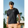 imageNORTHYARD Mens Heavyweight Cotton TShirts Crewneck Short Sleeve Fashion Casual Shirts for MenBlack