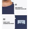 imageNORTHYARD Mens Heavyweight Cotton TShirts Crewneck Short Sleeve Fashion Casual Shirts for MenNavy