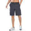 imageNORTHYARD Mens Hiking Cargo Shorts 9quot Casual Golf Lightweight Workout Short Athletic Outdoor Fishing Work Sport with PocketsDarkgrey
