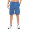 imageNORTHYARD Mens Hiking Cargo Shorts 9quot Casual Golf Lightweight Workout Short Athletic Outdoor Fishing Work Sport with PocketsFederalblue