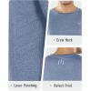 imageNORTHYARD Mens Long Sleeve Shirts Quick Dry Workout Gym Athletic Running Sun T Shirts TopsBlueheather