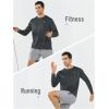 imageNORTHYARD Mens Long Sleeve Shirts Quick Dry Workout Gym Athletic Running Sun T Shirts TopsDarkgrey