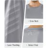 imageNORTHYARD Mens Long Sleeve Shirts Quick Dry Workout Gym Athletic Running Sun T Shirts TopsLightgrey