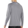 imageNORTHYARD Mens Long Sleeve Shirts Quick Dry Workout Gym Athletic Running Sun T Shirts TopsLightgrey