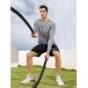 imageNORTHYARD Mens Long Sleeve Shirts Quick Dry Workout Gym Athletic Running Sun T Shirts TopsLightgrey