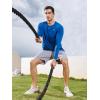 imageNORTHYARD Mens Long Sleeve Shirts Quick Dry Workout Gym Athletic Running Sun T Shirts TopsRoyalblue