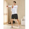 imageNORTHYARD Mens Long Sleeve Shirts Quick Dry Workout Gym Athletic Running Sun T Shirts TopsWhite
