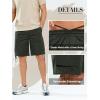 imageNORTHYARD Mens Twill Casual Cotton Cargo Shorts Drawstring Elastic Waist ampamp 6 Pockets Classic Work Shorts for MenArmygreen