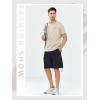 imageNORTHYARD Mens Twill Casual Cotton Cargo Shorts Drawstring Elastic Waist ampamp 6 Pockets Classic Work Shorts for MenBlack