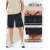 imageNORTHYARD Mens Twill Casual Cotton Cargo Shorts Drawstring Elastic Waist ampamp 6 Pockets Classic Work Shorts for MenBlack