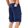 imageNORTHYARD Mens Twill Casual Cotton Cargo Shorts Drawstring Elastic Waist ampamp 6 Pockets Classic Work Shorts for MenNavy