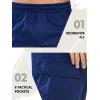 imageNORTHYARD Mens Twill Casual Cotton Cargo Shorts Drawstring Elastic Waist ampamp 6 Pockets Classic Work Shorts for MenNavy