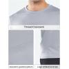 imageNORTHYARD Mens Workout Gym TShirts Lightweight Running Athletic Short Sleeve Quick Dry Shirt TopsLightgrey