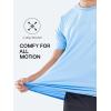 imageNORTHYARD Mens Workout Gym TShirts Lightweight Running Athletic Short Sleeve Quick Dry Shirt TopsSkyblue