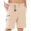 imageNORTHYARD Mens Hiking Cargo Shorts 9quot Casual Golf Lightweight Workout Short Athletic Outdoor Fishing Work Sport with PocketsLightkhaki