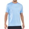 imageNORTHYARD Mens Workout Gym TShirts Lightweight Running Athletic Short Sleeve Quick Dry Shirt TopsSkyblue