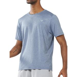 imageNORTHYARD Mens Athletic Gym TShirtsWorkout Running Breathable ShortSleeve Sports Performance Shirts Top TeeBlue Heather