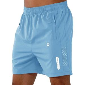 imageNORTHYARD Mens Athletic Running Shorts Quick Dry Workout Shorts 7quot 5quot 9quot Lightweight Sports Gym Basketball Tennis HikingSkyblue