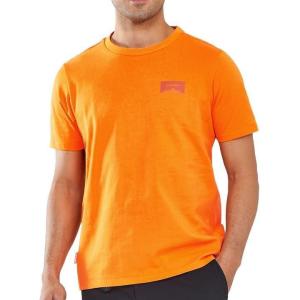imageNORTHYARD Mens Heavyweight Cotton TShirts Crewneck Short Sleeve Fashion Casual Shirts for MenOrange