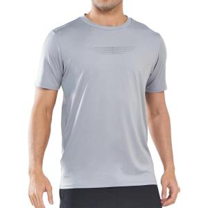 imageNORTHYARD Mens Workout Gym TShirts Lightweight Running Athletic Short Sleeve Quick Dry Shirt TopsLightgrey