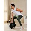 imageNORTHYARD Mens Joggers Pants with Zipper Pockets Tapered Athletic Workout Running Sweatpants for MenArmygreen