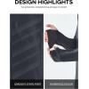 imageNORTHYARD Mens Long Sleeve Hoodie Shirts Sun Protection Fishing Running Swim Rash Guard Lightweight Quick Dry UPF 50 HikingDarkgrey