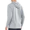 imageNORTHYARD Mens Long Sleeve Hoodie Shirts Sun Protection Fishing Running Swim Rash Guard Lightweight Quick Dry UPF 50 HikingGreyheather